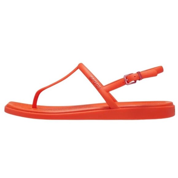 Crocs Miami Thong Sandal in Lava Red – Women’s Size 7 New with Tags - Picture 8 of 13